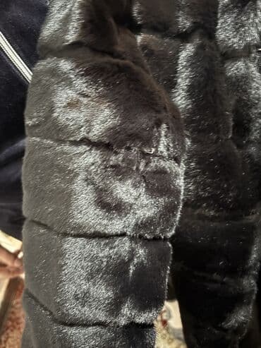 Паркет: Шуба, Альпака, Длинная модель, Китай, С капюшоном, XL — 4