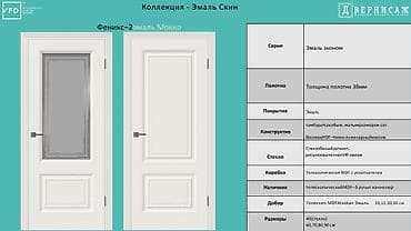 third edition solutions: Межкомнатная дверь «Феникс‑2 Эмаль Мокко» (коллекция «Эмаль Скин») - — 1