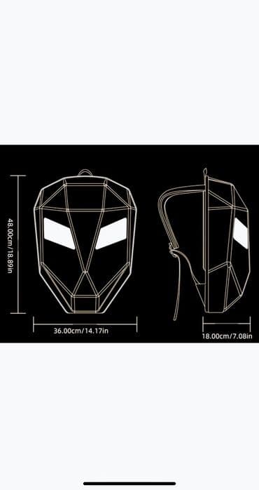 гантели наборные хромированные: Рюкзак с глазами фирмы LOY, водонепроницаемый,качество лучше не найти! — 3