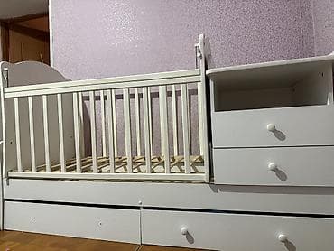 Балдар эмереги: Манеж керебет, Колдонулган, Комоду менен, Башка материал — 6