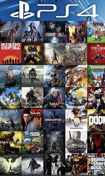 жей крюк: Запись игр на PS4 -200 сом за одну игру — 1