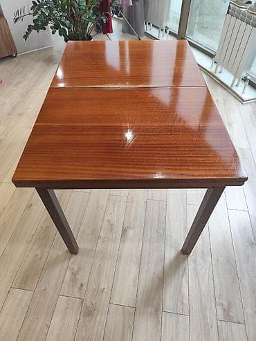 Столы-трансформеры: Стол трансформер Для кухни, Раскладной стол, цвет - Коричневый — 2