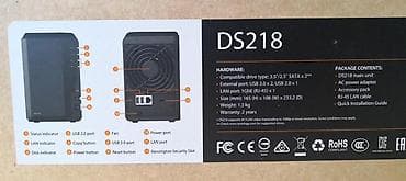 Серверы: Synology DiskStation DS218 — двухдисковый сетевой накопитель (NAS) для — 2