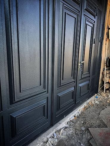 ворота гаражные цена: Стальные, Механические, Для холодильника, Для склада, Для автомойки, С калиткой, Оптом, Новый, Бесплатная установка — 2