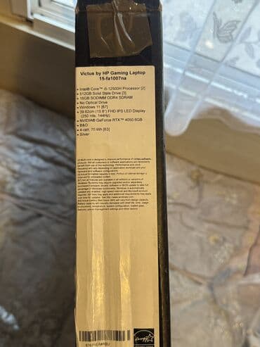 нутбуки: Ноутбук, HP, 16 ГБ ОЗУ, Intel Core i5, 15.6 ", Б/у, Игровой, память SSD — 4