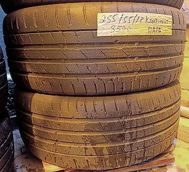 pirelli p zero: Шины 255 / 55 / R 18, Лето, Б/у, Пара, Легковые, Continental — 1
