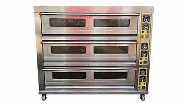 baking oven: Промышленная печь 3 яруса (9 листовой), электрическая. - Три — 1