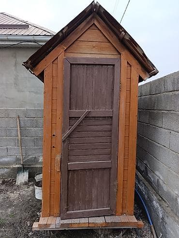 кресло для пк: Туалетная кабинка, будка, Материал: Дерево — 2