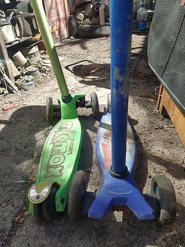 самокаты фирмы scooter: Детский самокат, Трёхколёсный, Б/у — 2