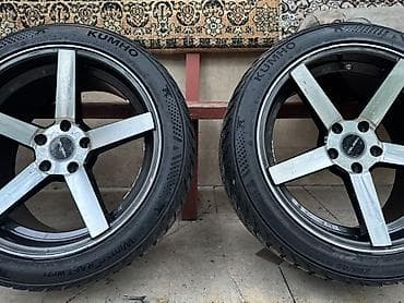 ади 80: Колеса в сборе 255 / 40 / R 18, Зима, Б/у, Комплект, Литые, отверстий - 5 — 2