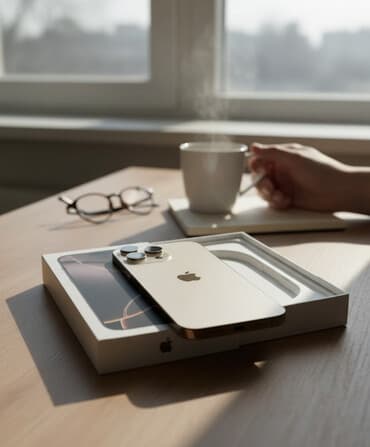 макбук м2: IPhone 16 Pro Max, 256 ГБ, Natural Titanium, Коргоочу айнек, Куту, 95 % — 2