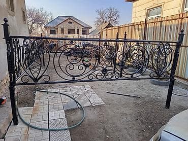 декор забор: Металлические ограды для захоронений - Назначение: оформление — 6