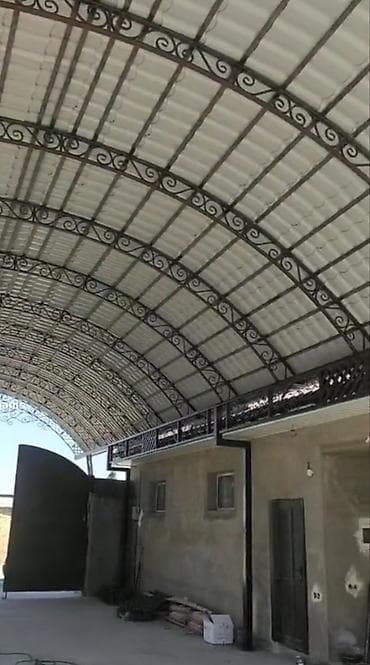 ковер в детскую: Навес, Арочный, Металл, Профнастил — 2