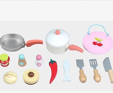 Оюнчуктар: Детская деревянная игровая кухня «One elephant» Размеры кухни: 79,7 × — 4