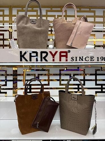 Жеке буюмдар: Классикалык сумка, Материалы: Нукура булгаары, Чечилме капчык, Аялдарга — 2