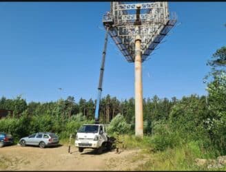 башеный кран: Автовышка | Стрела 18 м 250 т | Борт 250 кг — 7