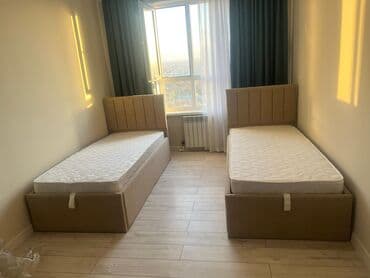 матрасы надувные спальные с насосом: Односпальная кровать, Новый, С мягкой обивкой, В рассрочку, длина - 200 см — 2