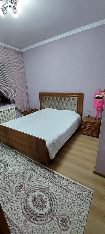 Спальный гарнитур, Б/у, Двуспальная кровать, МДФ, Самовывоз, цвет - Коричневый