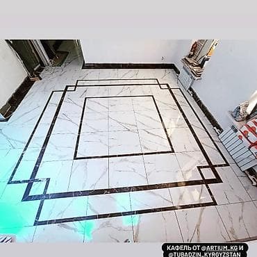 Подготовка стен для грунтовки, Резка плитки, Укладка плитки на стену | Керамогранитая плитка | Вертикальная укладка, Диагональная укладка, Горизонтальная укладка Больше 6 лет опыта