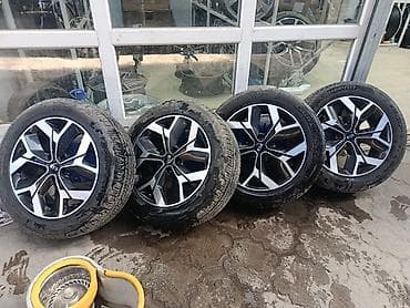 Колеса в сборе 225 / 55 / R 18, Лето, Б/у, Комплект, Легковые, Литые, отверстий - 5