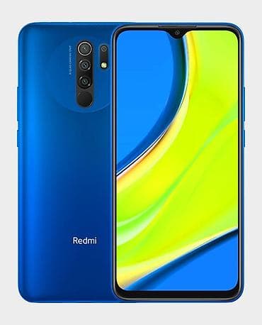 Redmi, Redmi 9, Б/у, 32 ГБ, цвет - Синий, 2 SIM