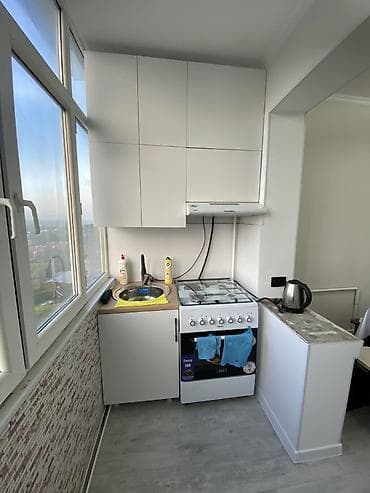 3: 3 комнаты, 65 м², Аламедин-1 мкр 105 серия, 9 этаж, Евроремонт — 3
