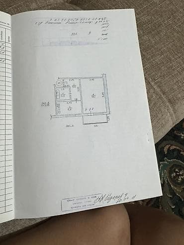 1 комната, 35 м², Джал мкр (в т.ч. Верхний, Нижний, Средний) 9 этаж — 3