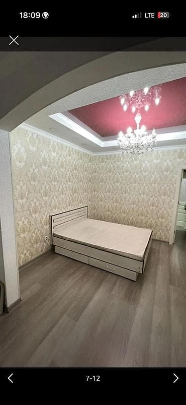 ош юго восток квартира: 2 комнаты, 67 м², 106 серия, 7 этаж, Евроремонт — 5
