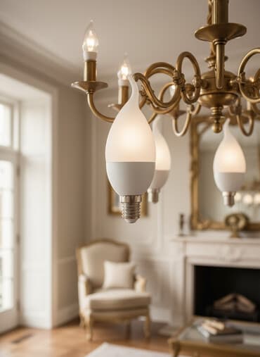 led лампы для дома: Лампочка свечка 10W Е14 для люстры цена — 1