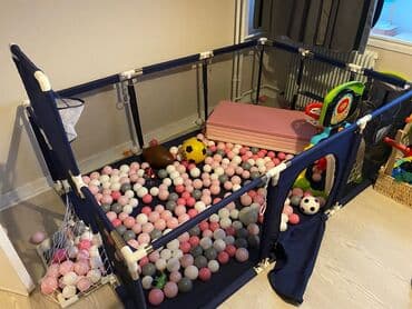 дом палатки: Детские игровые манежи без шаров Манеж манеж манеж Детская игровая — 1