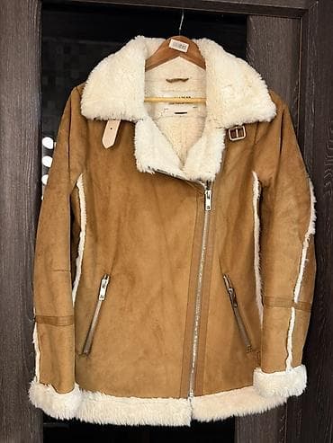 спец одежда зимние: Стильная куртка на меху Pull&Bear Размер: S Цвет: коричневая / — 1