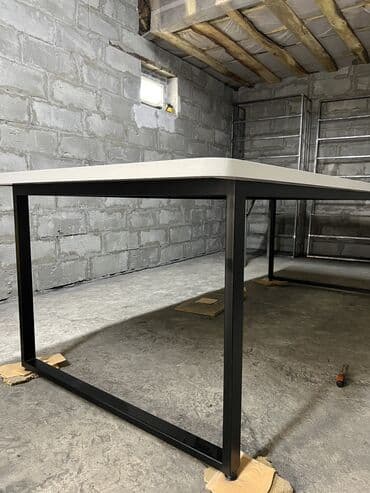 кухонный стол лофт: Буйрутма эмеректер, Конок бөлмөсү, Үстөл, Үстөл үстү — 3