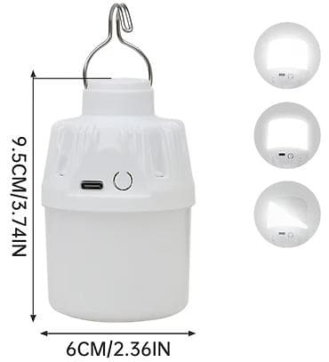 Лампочки: Перезаряжаемая LED-лампа с крючком - Встроенный аккумулятор для — 4