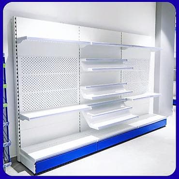 Соода жабдуулары: Стеллаж металлический, сборные стеллажи, стеллажи для магазинов, полки — 10