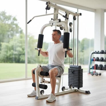 спортивные товары и тренажеры: Силовой тренажер, Тренажер-кроссовер, Для ног, Для плеч, Для рук, Б/у, Самовывоз — 1