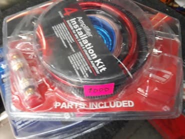 Автоэлектроника: Силовые провода для подключения усилителей линейные звуковые кабеля — 10