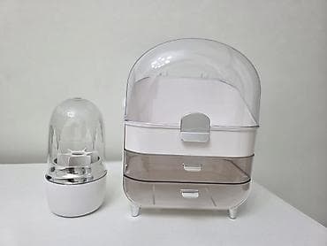 магнитная щетка: Органайзер для косметики с защитным колпаком + держатель для — 1