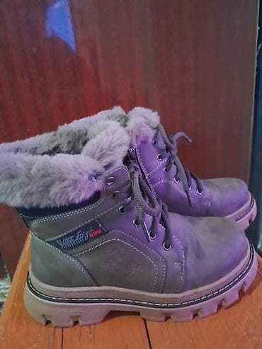 женская обувь б: Мужские ботинки, 33, Fashion, Б/у, цвет - Серый, Самовывоз — 2