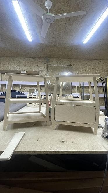 прикроватный: Прикроватная тумба, Без зеркала, Дерево — 9