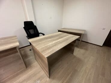 кресло офис: Комплект офисной мебели, Полка, ДСП, Самовывоз, цвет - Коричневый — 7