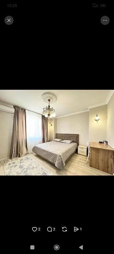 1к: 1 комната, Люкс, элитка, Азия Молл, Душевая кабина, Постельное белье, Кондиционер — 2