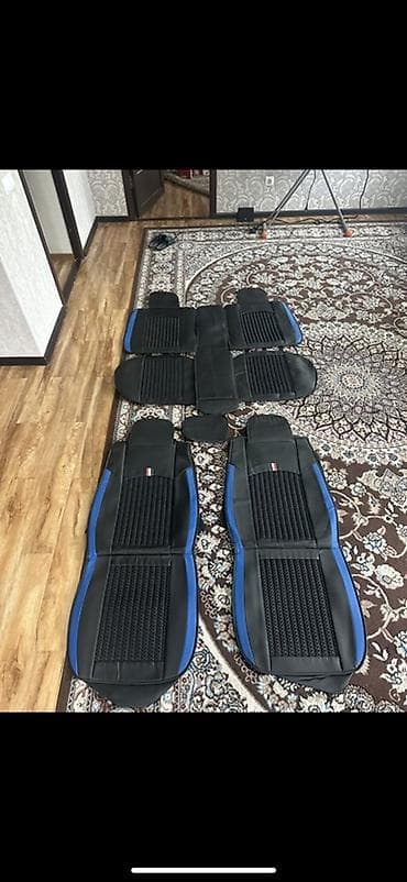 авто чехол сидений: Чехлы С подушкой, цвет - Черный, Новый, Самовывоз — 1