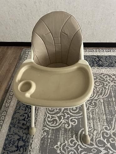 Детский высокий стульчик для кормления - Цвет: бежевый/молочный -