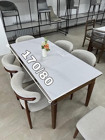 chair table: Кухонный стол и стул, цвет - Белый — 5