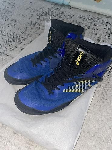 сетчатая обувь мужская: Мужские кроссовки, 42, Asics, Б/у, цвет - Синий — 1