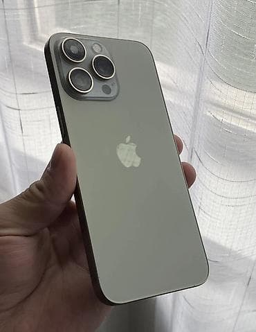 iphone 13 про макс: IPhone 15 Pro Max, Б/у, 512 ГБ, Natural Titanium, Кабель, 100 % — 3