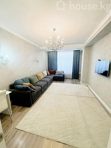 Кыймылсыз мүлк: Сдаётся 3-комнатная квартира— район Юг-2 (105м2) 🏢 Этаж: 4 из 7 🛋 — 3