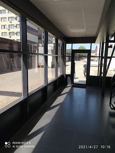 эшик терезе: Панорамная входная группа/витражное остекление с дверью - — 1