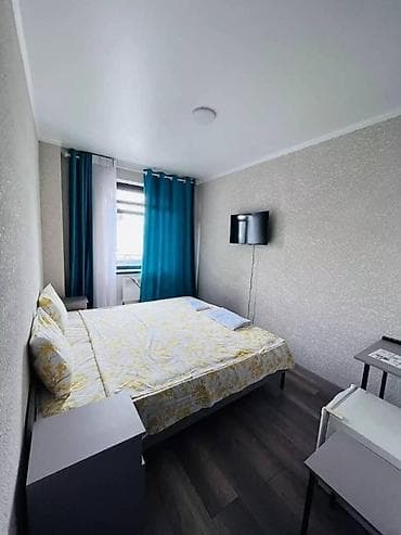 hostel osh: 1 комната, Душевая кабина, Постельное белье, Кондиционер — 6