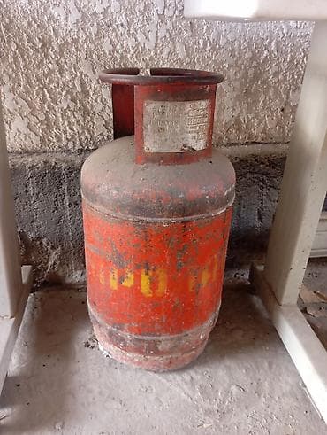 мусорный урна: Бытовой газовый баллон, Наполнение: Пропан, Объем баллона: 25 л, Б/у, В розницу — 1